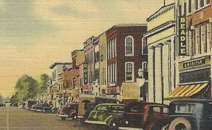 Roxy Theatre - 1940 Postcard (newer photo)